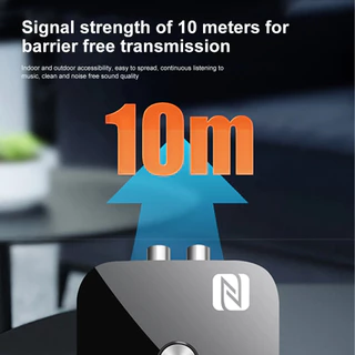 อะแดปเตอร์รับสัญญาณเสียงสเตอริโอบลูทูธ 5.3 RCA 3.5 มม. AUX USB NFC BT 5.0 ไร้สาย พร้อมไมโครโฟน สําหรับรถยนต์ ลําโพง เครื่องขยายเสียง