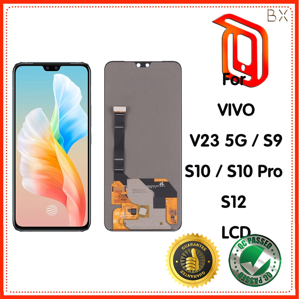 ชุดประกอบหน้าจอสัมผัสดิจิทัล LCD 6.44 นิ้ว สําหรับ Vivo S9 V2072A S10 V2121A S10 Pro S12 V2162A V23 