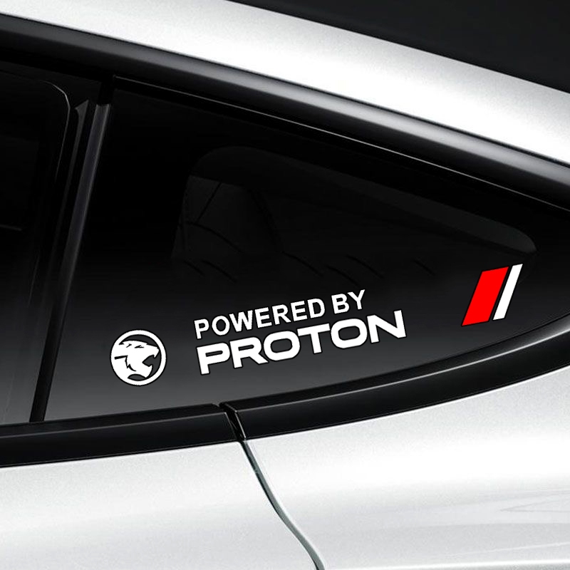 อุปกรณ์ตกแต่งรถยนต์ 18 ซม.x 2.5 ซม. 2 ชิ้นสําหรับ Proton Saga Iriz Preve Persona Exora รถสามเหลี่ยมด้านข้างกระจกหน้าต่างสติกเกอร์ตกแต่ง ราคา ถูกที่สุด ดีลบีเคเค แกลเลอรีภาพที่ 3