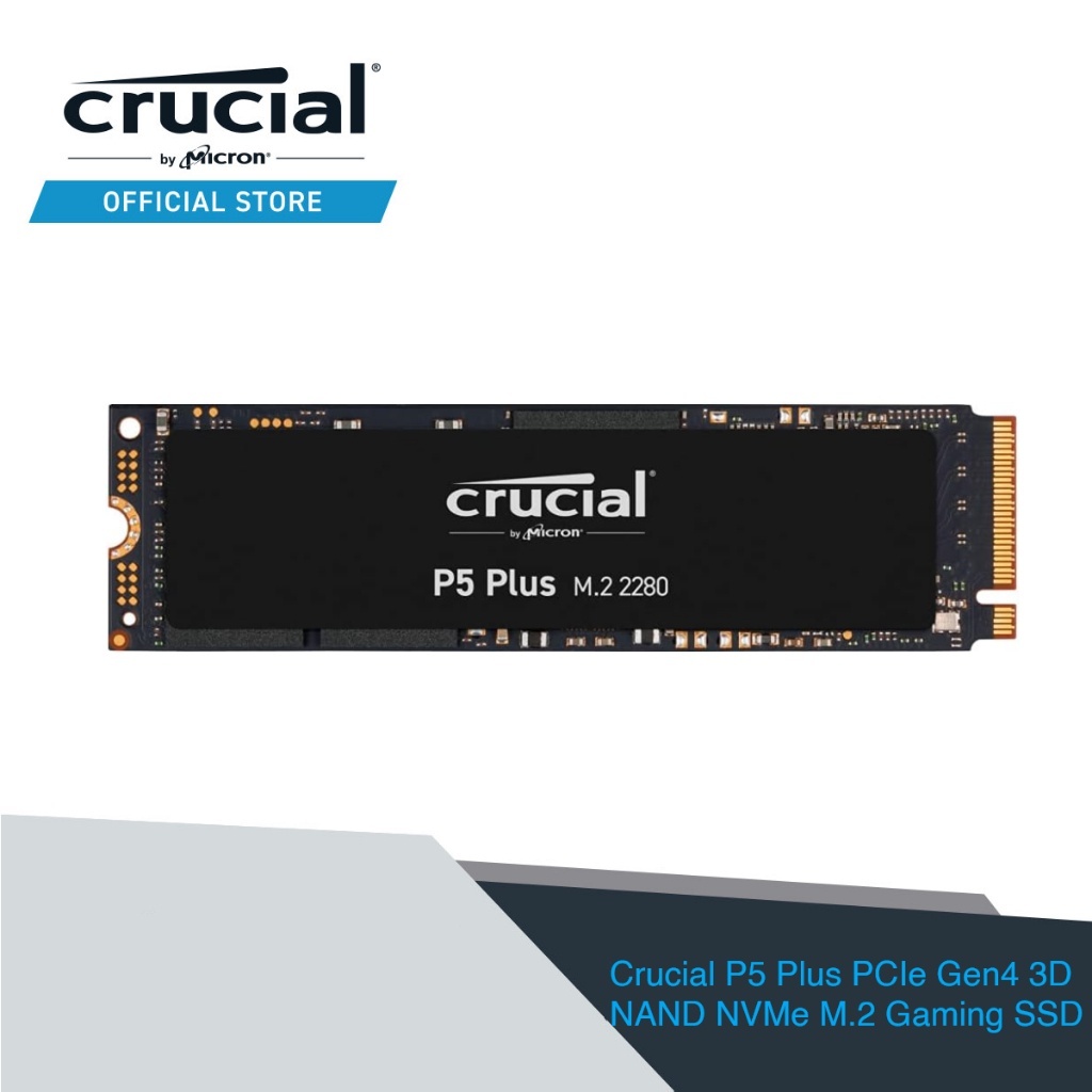 Crucial P5 Plus 1TB 2TB 4TB SSD โซลิดสเตทไดรฟ์ M.2 อินเตอร์เฟซ NVMe PCIe4.0*4PS5 ความเร็วในการอ่าน 6600MB/s