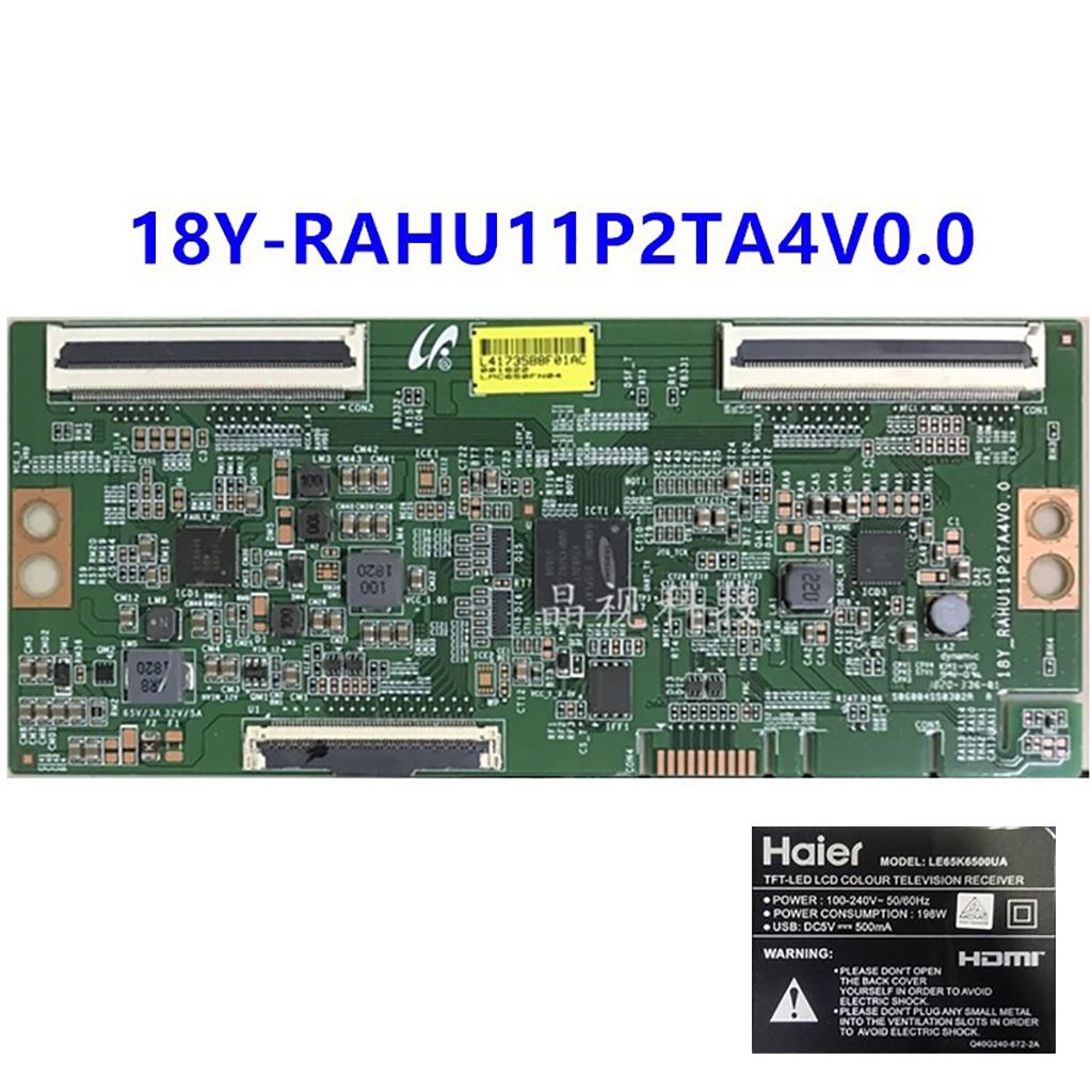Haier TV LE65K6500UA Logic Board T-con 18Y_ RAHU11P2TA4V0.0 Mlc