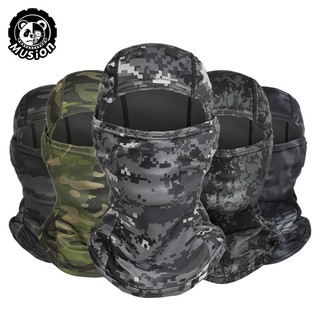 Musion Tube Mask Motorcycle Breathable Mesh Balaclava Printed Balaclava Face Mask Bandana Headwear for Outdoor Hunting