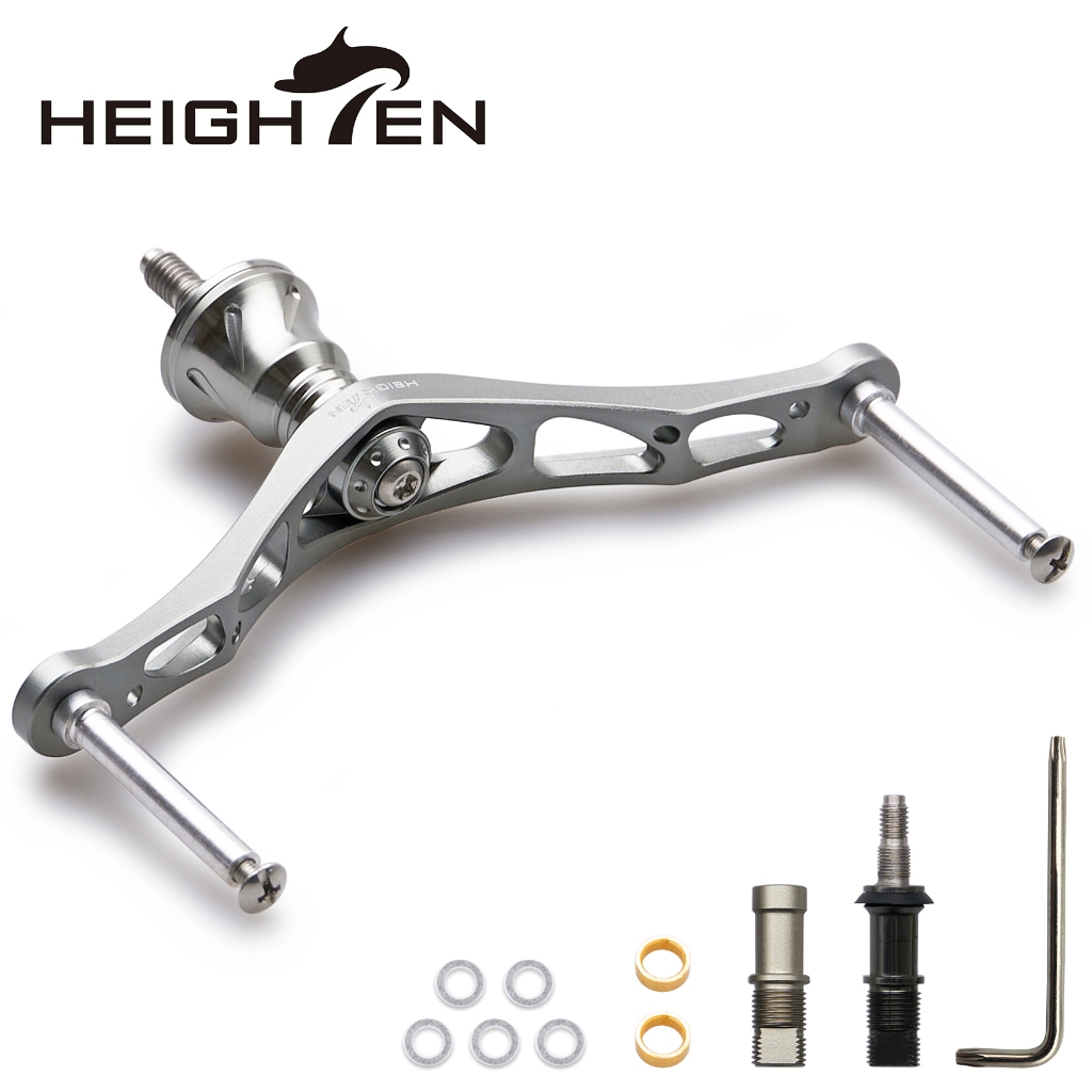 Heighten รอกหมุนอลูมิเนียม 95 มม. ไม่มีลูกบิด สําหรับรอกตกปลา Shimano Daiwa