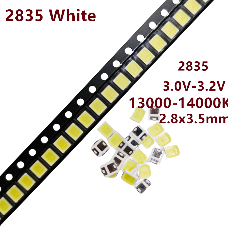 ไดโอดเปล่งแสง 335 020 3805 3528 2835 5050 5730 3020 3014 4014 SMD LED สีแดง เหลือง เขียว ขาว ฟ้า ส้ม