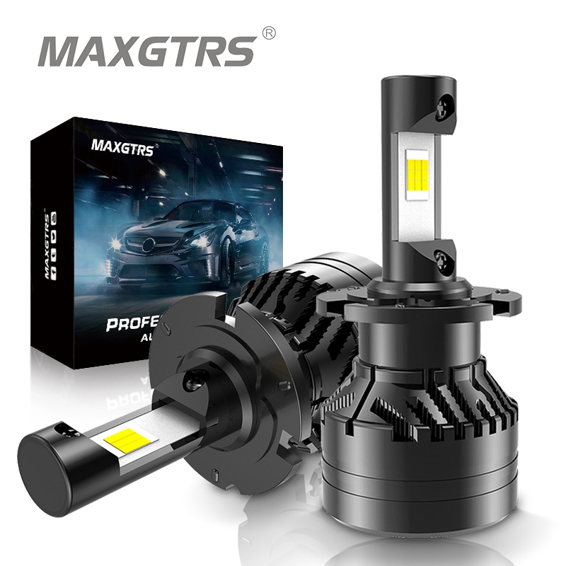 Maxgtrs G-XP ชิปหลอดไฟโปรเจคเตอร์ LED H7 H8 H11 9005 HB3 9006 HB4 D1S D3R D3S D2 D4 D5 ขนาดเล็ก สําหรับเลนส์รถยนต์ (2 ชิ้น)