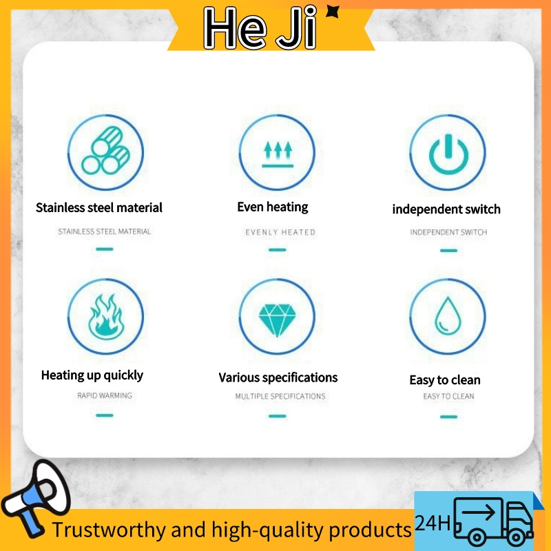HEJI Stainless steel เตาย่างสเต็ก เตาย่าง ครัว เตาย่างแก๊ส มัลติฟังก์ชั่น เตาสเต็ก เตาย่างทอดแก็ส 2 หม้อทอด แก๊ส เตาหน้าเรียบ สแตนเลส เตาสเต็ก มัลติฟังก์ชั่น หม้อทอด วาล์วแรงดันต่ำ เตาแพนเค้ก Stainless steel กระทะทอดไข่ 96*49*31 CM เครื่องทอดแบบผสมผสาน ราคา ถูกที่สุด ดีลบีเคเค แกลเลอรีภาพที่ 9