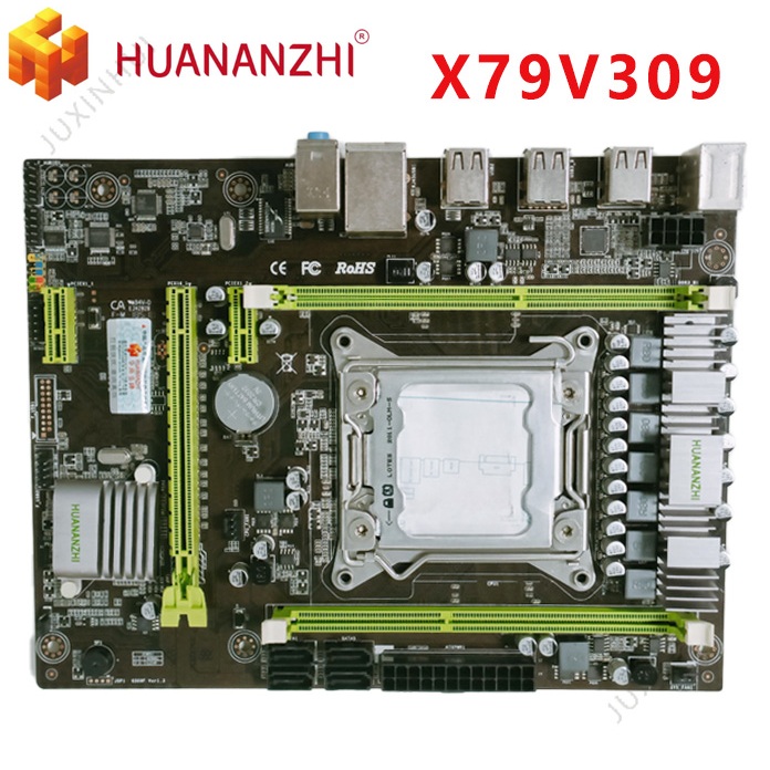 HUANANZHI X79 [เมนบอร์ด] X79 เมนบอร์ด X79V309 X79M Pro G309F รองรับ LGA2011 pin server 16G 32G หน่วย