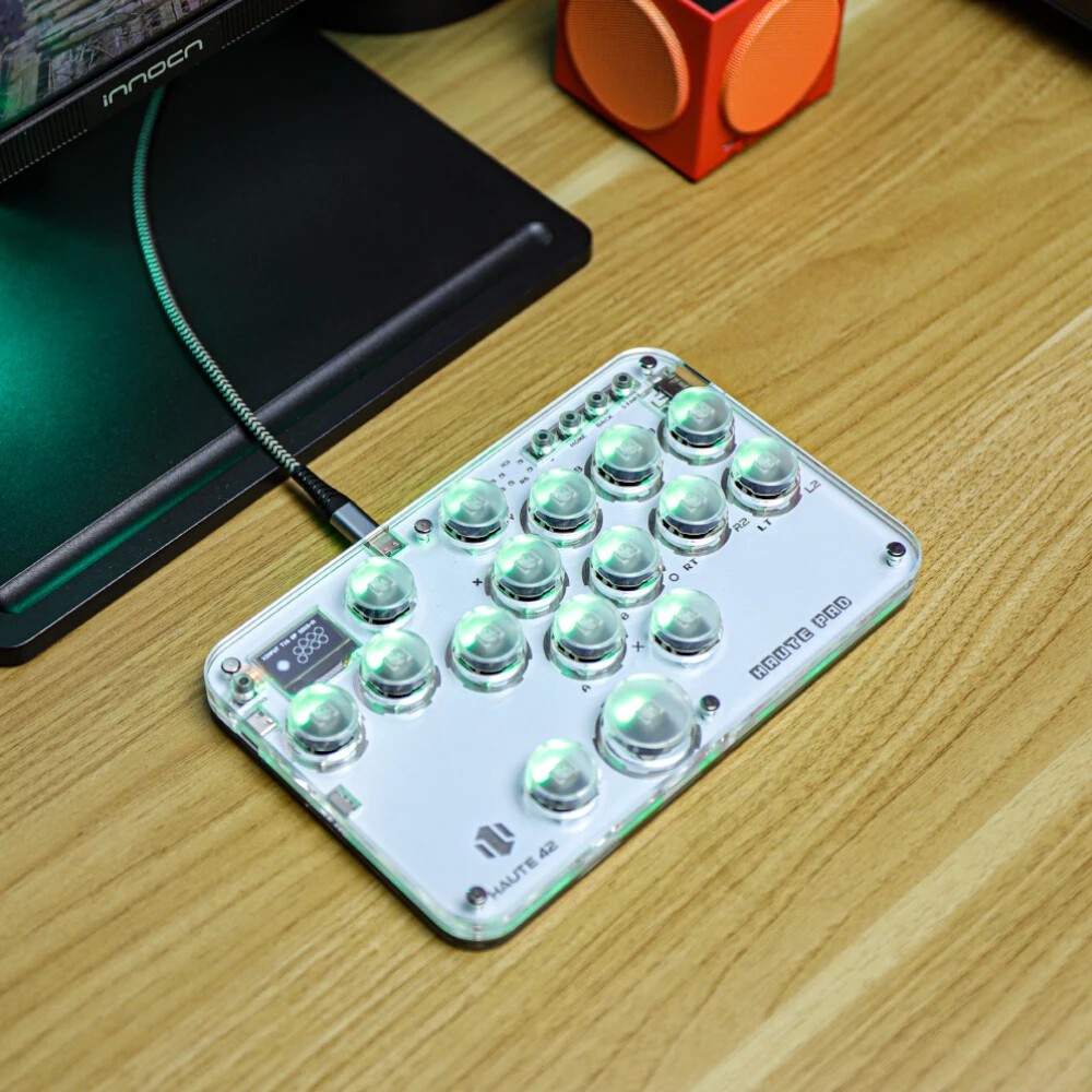 ⭐ใหม่ Haute42 Arcade จอยสติ๊กควบคุมเกม แนวสตรีท สําหรับ PC Ps3 Ps4 Switch Mini Hitbox