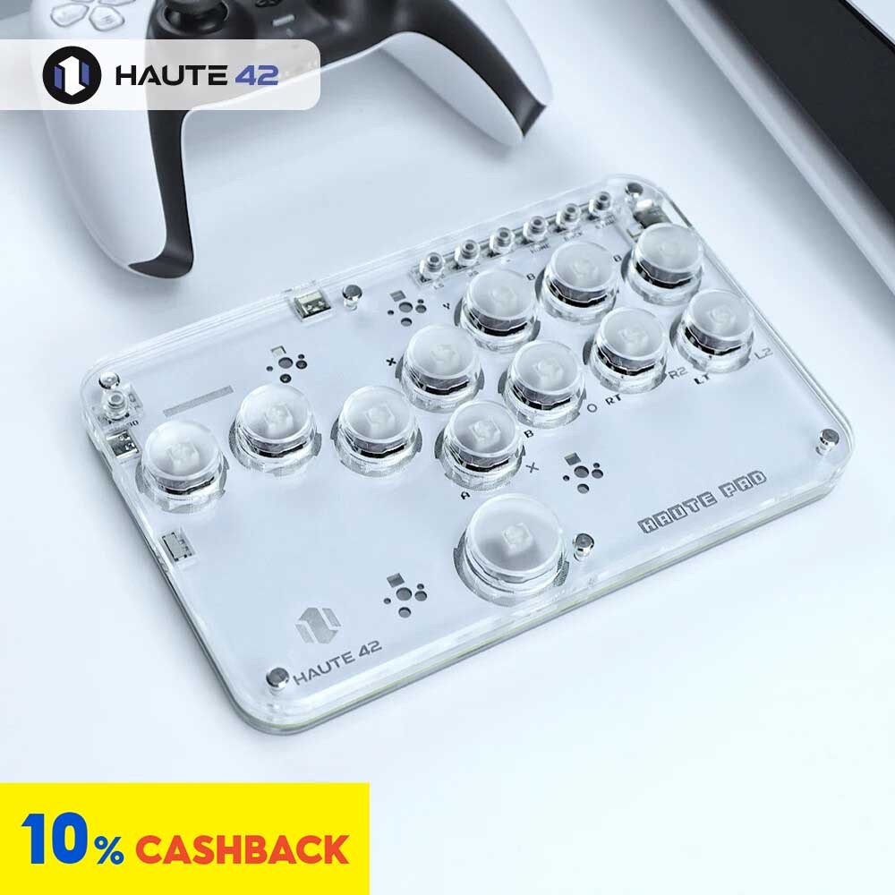 ⭐ใหม่ Haute42 Arcade จอยสติ๊กควบคุมเกม แนวสตรีท สําหรับ PC Ps3 Ps4 Switch Mini Hitbox