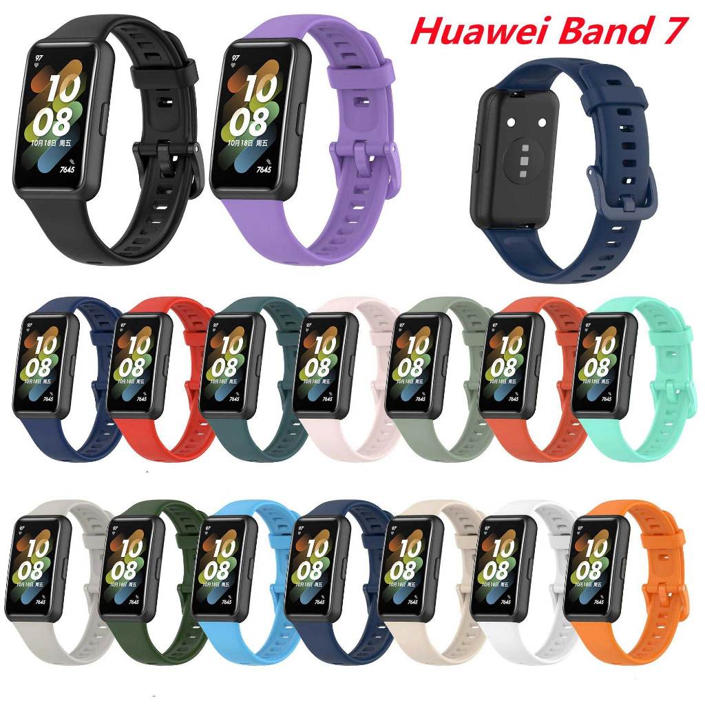 สายนาฬิกาข้อมือซิลิโคน สําหรับ Huawei Band 7 45 มม. Huawei Band Series 7 45 มม.
