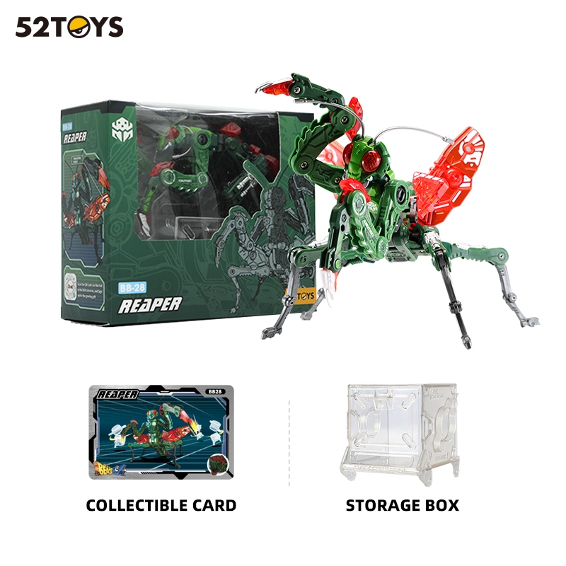 52TOYS BEASTBOX BB-28 Reaper Mecha Deformation Action Figure Portable Model
