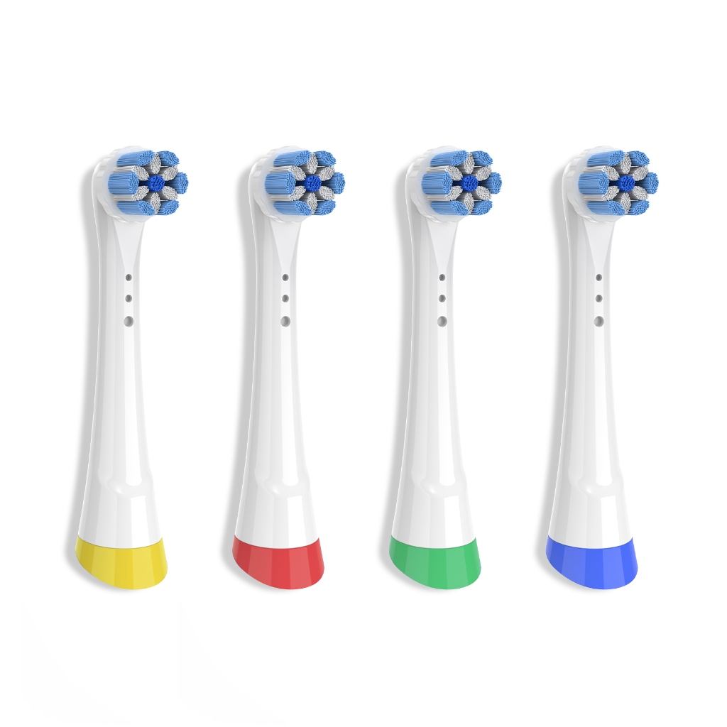 Yunchi หัวแปรงทําความสะอาดฟัน แบบเปลี่ยน สําหรับ Oral B IO Series Oral B IO 5 7 8 9 Series 4 ชิ้น ต่