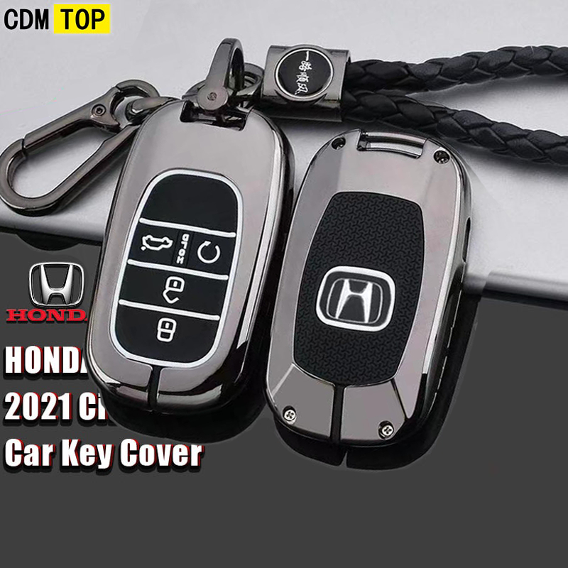 ปลอกกุญแจเมทัลลิก เรืองแสง คุณภาพสูง สําหรับ Honda Civic FE 2022 HRV Civic FE HRV 2021