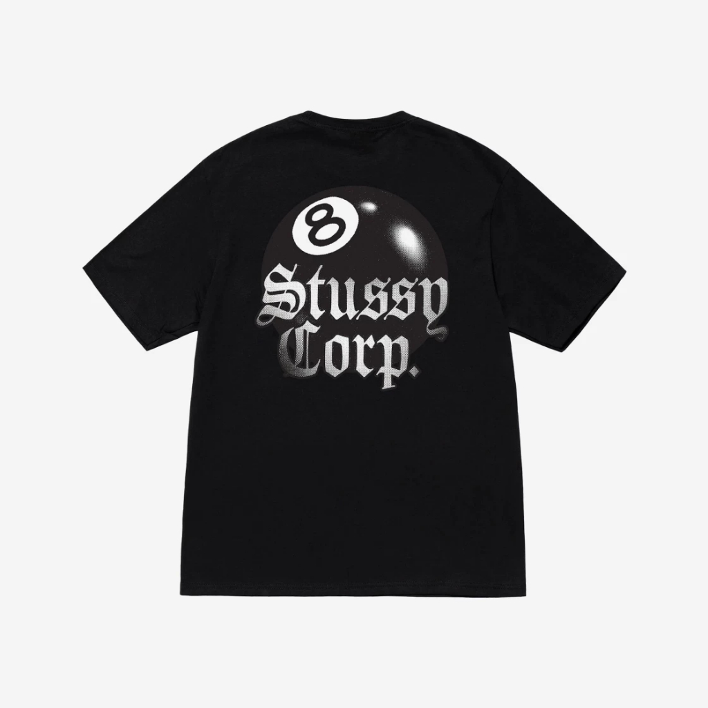 เสื้อยืด Stussy 8 Ball Corp 圆领宽松男女同款