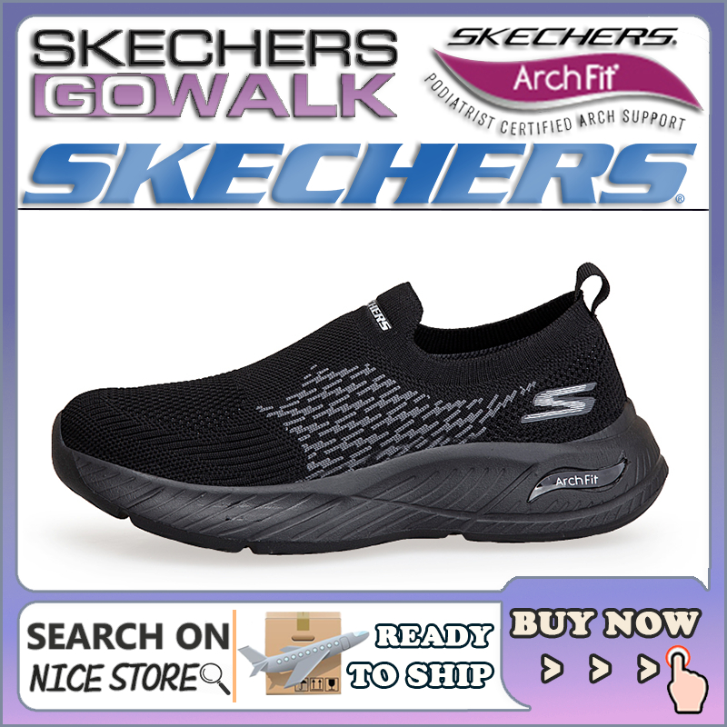 [รองเท้าผ้าใบผู้หญิง] Skechers_ GO WALK รองเท้าผ้าใบ รองเท้าวิ่ง รองเท้ากีฬา แบบสลิปออน สําหรับผู้หญิง VP8N