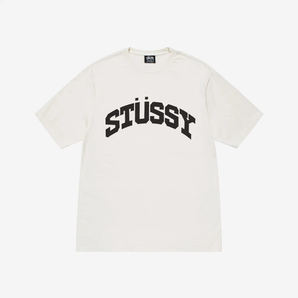 เสื้อยืด Stussy Block Sport Pigment Dyed ของแท้ 100% 圆领宽松女同款