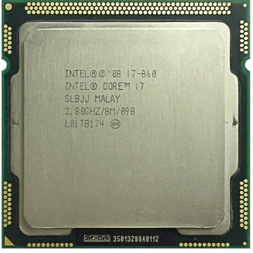 INTEL CPU I7-860 2.8GHZ 4-cores/8-threads 95W Socket 1156 / Socket H1 / Socket LGA1156 Desktop PC Processors โปรเซสเซอร์คอมพิวเตอร์เดสก์ท็อปพีซี