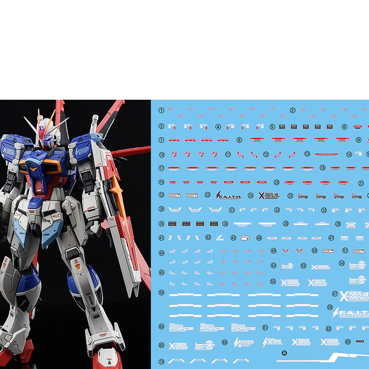 YAN GHOST RG FORCE IMPULSE Water Slide Decal