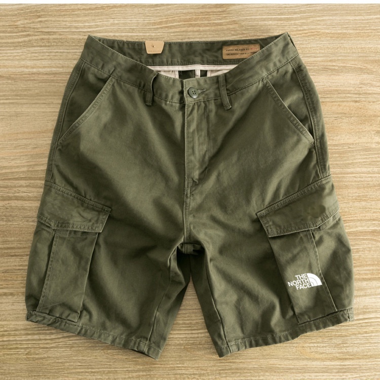 TNF กางเกงขาสั้นลําลอง ทรงหลวม สไตล์เรโทร สําหรับผู้ชาย ขนาด 5 นิ้ว