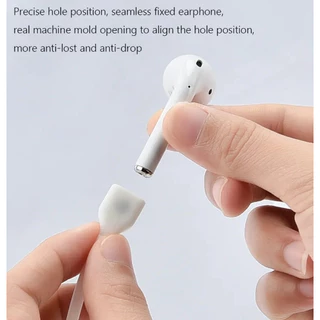 เชือกซิลิโคน ป้องกันการสูญหาย ขนาด 55 ซม สําหรับหูฟัง bluetooth ไร้สาย
