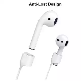เชือกซิลิโคน ป้องกันการสูญหาย ขนาด 55 ซม สําหรับหูฟัง bluetooth ไร้สาย