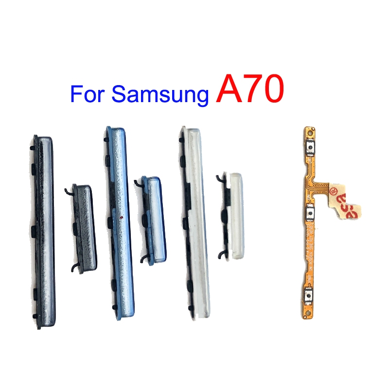 สําหรับ Samsung Galaxy A70 เปิดปิดปุ่ม Flex และ Out ด้านข้าง Volume Up Down ปุ่ม Flex