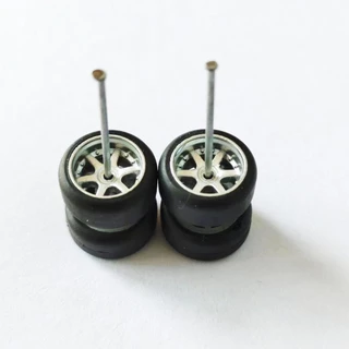 1/64 รถโลหะผสมล้อ 10.8 มม.BBS ADVAN CE28 ยางยางสําหรับ 1:64 Mini ของเล่นรถล้อร้อน/Matchbox/Domeka/Tomy