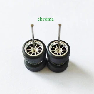 1/64 รถโลหะผสมล้อ 10.8 มม.BBS ADVAN CE28 ยางยางสําหรับ 1:64 Mini ของเล่นรถล้อร้อน/Matchbox/Domeka/Tomy