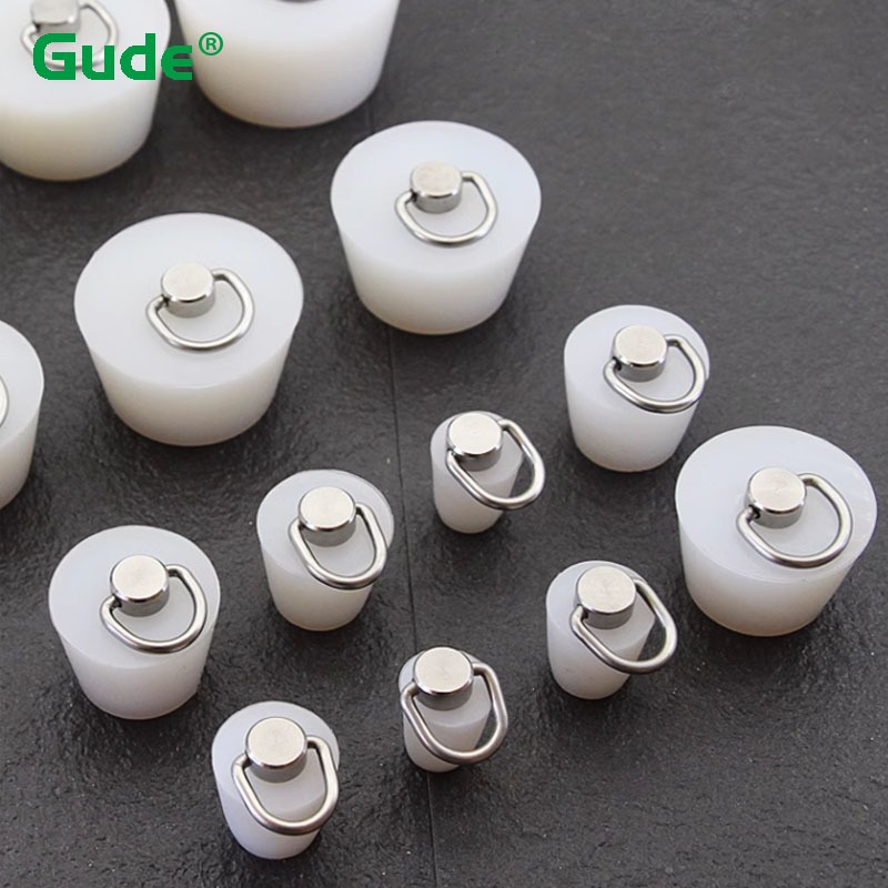 1 ชิ้น Clear Conical ยาง Stopper สูง TEMP ปลั๊กซิลิโคนซีลยางเรียวสีไฟฟ้าเหล็ก D รูปร่าง Handle