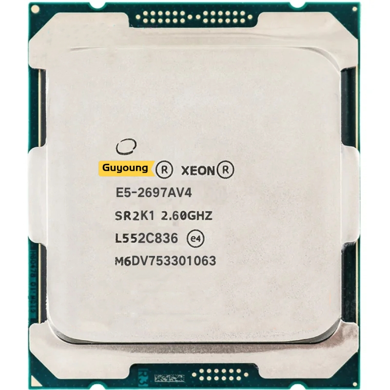 โปรเซสเซอร์ CPU YZX Xeon E5 2697AV4 E5-2697AV4 E5 2697A V4 2.60GHZ 16-Core 40MB LGA2011-3