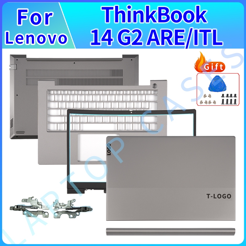 ใหม่ แท้ ฝาครอบด้านหลัง LCD แบบเปลี่ยน สําหรับโน้ตบุ๊ก Lenovo ThinkBook 14 G2 ARE ThinkBook 14 G2 IT