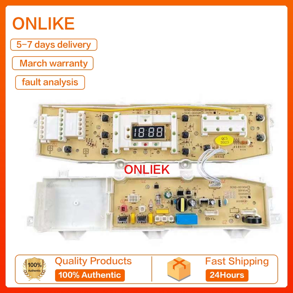 บอร์ด PCB สําหรับเครื่องซักผ้า Samsung WA11V9 WA12V9 WA15P9 DC41-00078C DC92-00202A B DC92-00607A D 