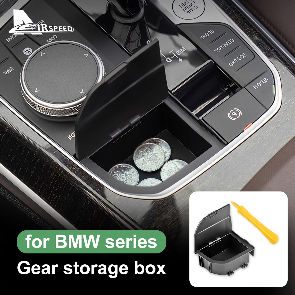 สําหรับ BMW F40 F44 G20 G22 G01 G02 G05 G06 G07 G80 G82 i3 i4 ABS รถคอนโซลเกียร์กล่องเก็บ 1PCS รถยนต
