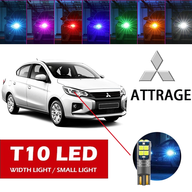หลอดไฟหน้ารถยนต์ ขนาดเล็ก สําหรับ Mitsubishi Attrage T10 W5W 1 ชิ้น