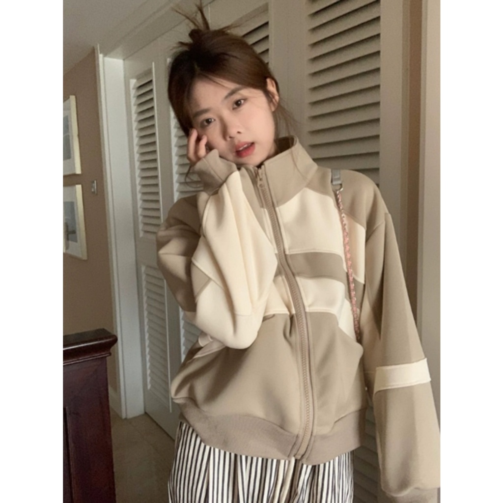 ส่งไวจากไทย SELLDA M-2XL เสื้อสเวตเตอร์ ลายทาง แขนยาว เกาหลี ผู้หญิง สเวตเตอร์