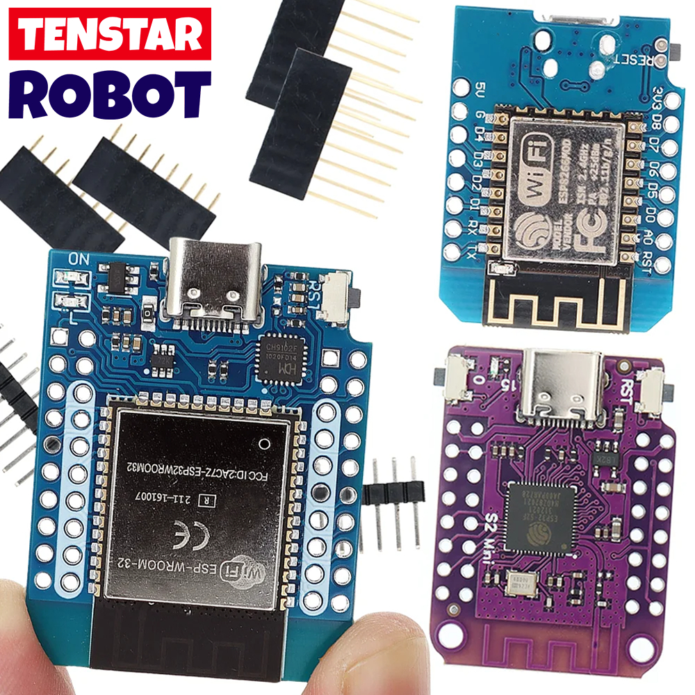 บอร์ดไมโครไพธอน ESP32 S2 Mini D1 Mini ESP8266 CH340 ESP32-S2FN4R2 4MB FLASH 2MB PSRAM สําหรับ Arduino