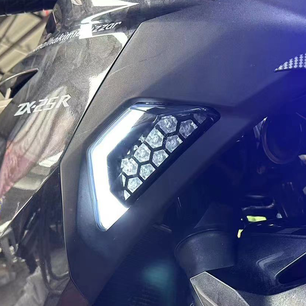 ไฟเลี้ยว LED สําหรับรถจักรยานยนต์ KAWASAKI Ninja 250 300 400 650 1000 Z1000SX ZX-25R ZX-6R ZX-4R ZX25R ZX4R ZX6R ER-6F - รูปที่ 6