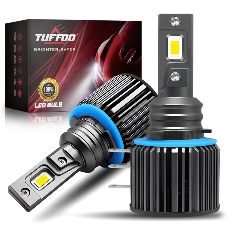 Tuffoo หลอดไฟหน้ารถยนต์ LED H15 80W 24000LM 2 ชิ้น สําหรับ Mazda Ford Everest Golf 6 7 Canbus