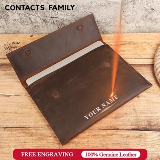 CONTACTS FAMILY เคสแล็ปท็อป หนังวัวแท้ อุปกรณ์เสริม สําหรับ …