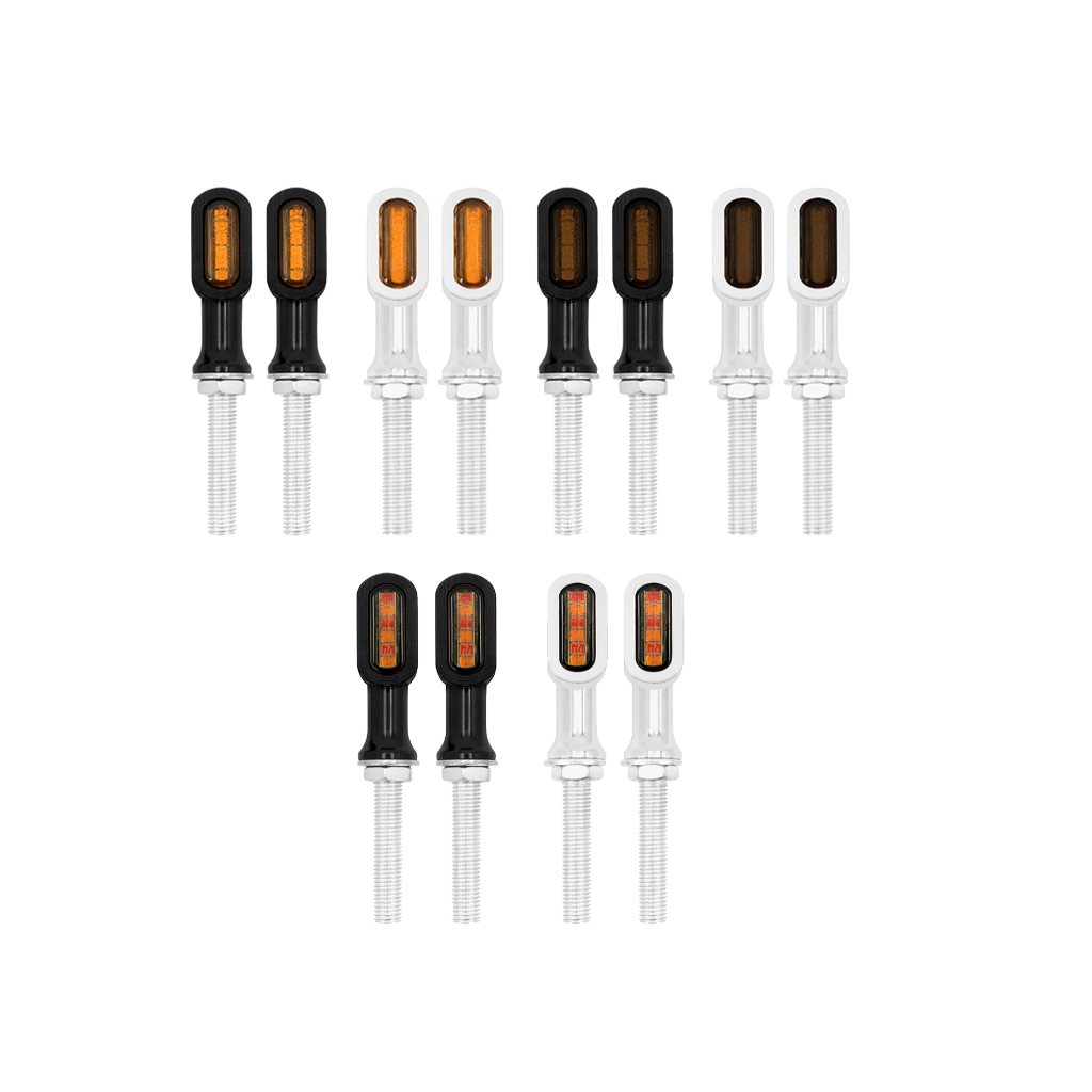 รถจักรยานยนต์ LED ด้านหลัง Mini E Mark ไฟเลี้ยวไฟแสดงสถานะวิ่งโคมไฟสําหรับ Harley สําหรับ Sportster