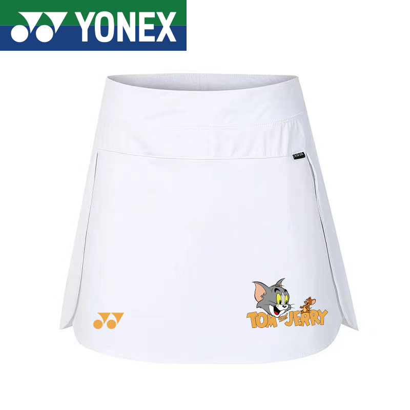 Yonex กางเกงกีฬา กระโปรงเทนนิส ผ้าตาข่าย แห้งเร็ว อเนกประสงค์ แฟชั่น 2024