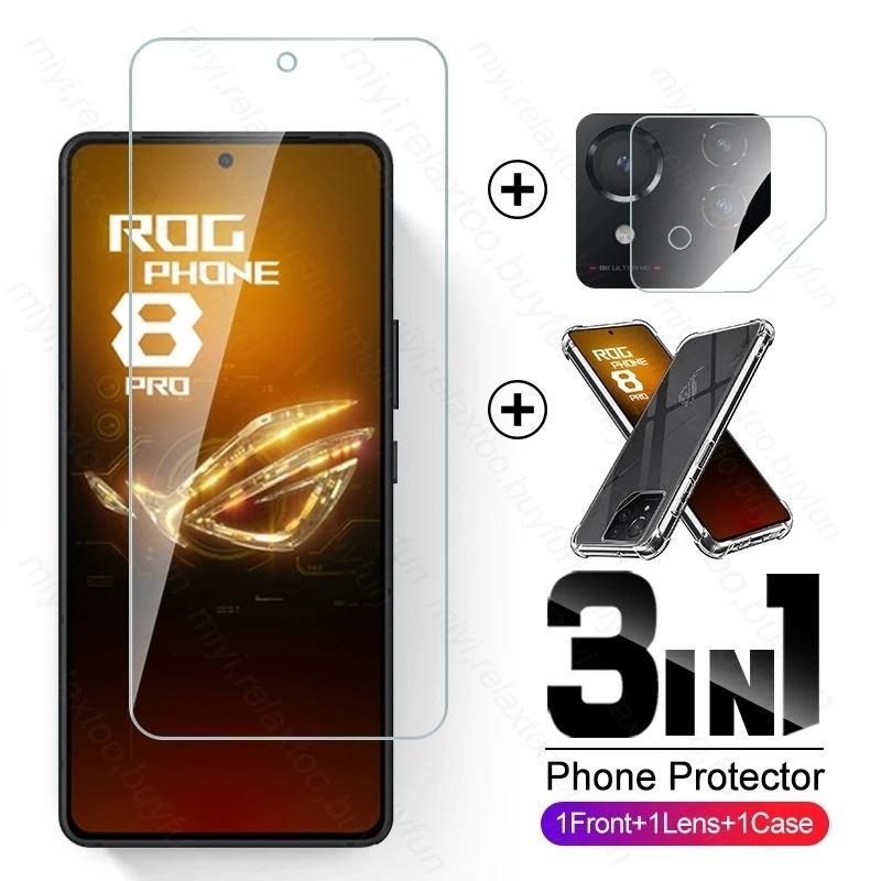 ฟิล์มกระจกนิรภัยกันรอยหน้าจอ ฟิล์มกล้อง สําหรับ Asus ROG Phone 8 Pro phone8 rog8 8pro 7 6 phone7 ROG