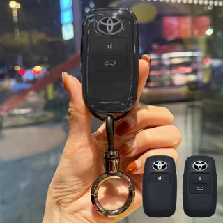 เคสรีโมตกุญแจรถยนต์ TPU สําหรับ Toyota Vios 2023 Yaris Ativ Avanza Veloz Raize Keyless Auto Accessorie