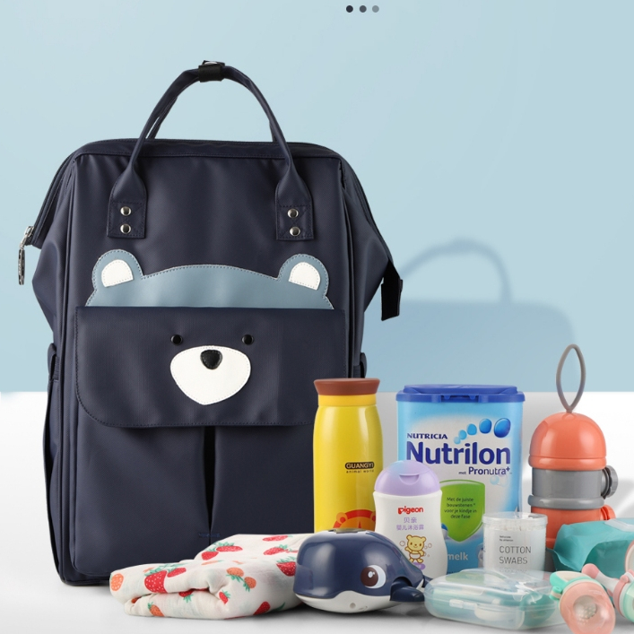 Insular Diaper Bag Backpack, กระเป๋าเดินทางมัลติฟังก์ชั่น, กระเป๋าผ้าอ้อมคนท้องกันน้ําเปลี่ยนกระเป๋าสําหรับคุณแม่เด็กผู้หญิง
