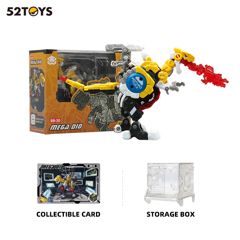 52TOYS BEASTBOX BB-30 Megadio Mecha Deformation Action Figure Portable Model