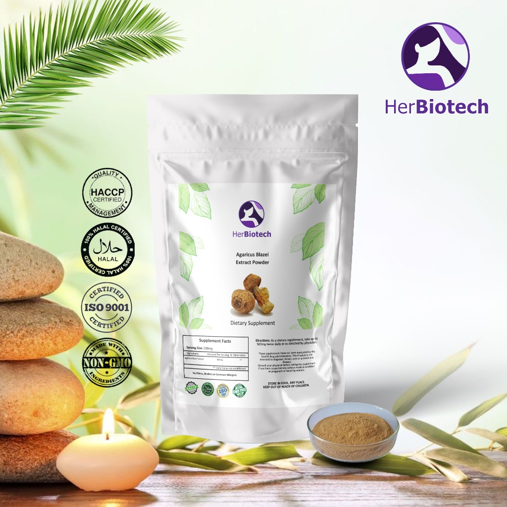 ผงสารสกัดอะการิคัส บลาเซ่ เกรดพรีเมียม (Premium Agaricus Blazei Extract Powder): สนับสนุนสุขภาพหัวใจและหลอดเลือด และช่วยดูแลความดันโลหิตให้อยู่ในเกณฑ์ปกติ