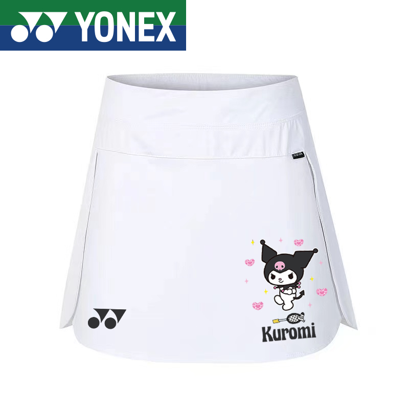 Yonex กระโปรงสั้น ป้องกันดริฟท์ แห้งเร็ว เหมาะกับใส่เล่นกีฬา เทนนิส เทนนิส กลางแจ้ง สําหรับผู้หญิง 2024