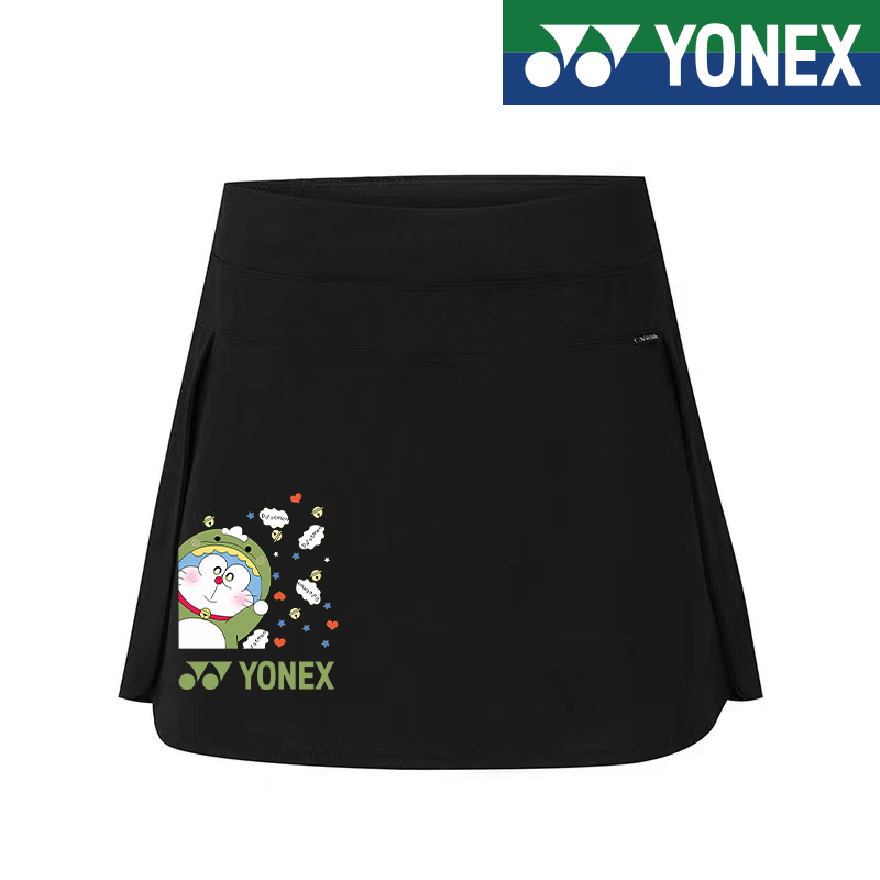 Yonex กระโปรงกางเกงกีฬา เอวสูง แบบยืดหยุ่น แห้งเร็ว เหมาะกับใส่เล่นกอล์ฟ ฟิตเนส สําหรับผู้หญิง