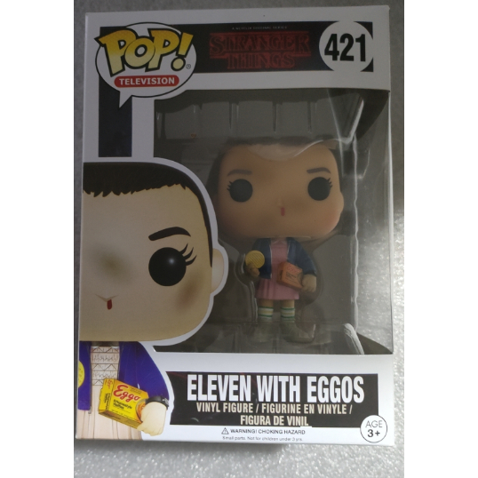 Funko Pop! ฟิกเกอร์ไวนิล Stranger Things Eleven with Eggos # 421