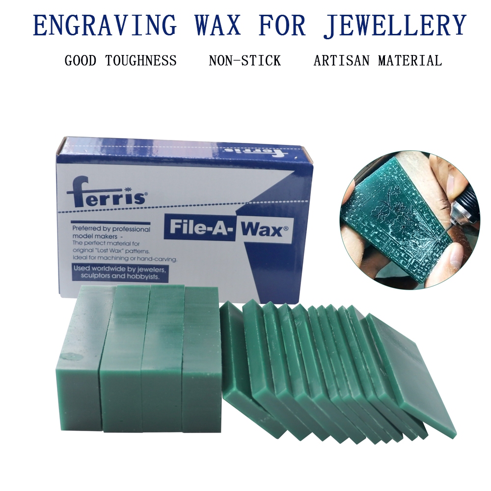 FERRIS CARVING WAX BLOCK สีฟ้า/สีเขียวเครื่องประดับ WAX ENGRAVING WORKING WAX ออกแบบ